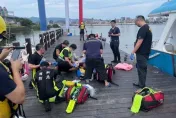 快訊/有人掉下去了！台北橋三重端50歲婦落水　OHCA送醫搶命中