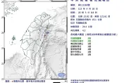 快訊/花蓮近海20:05發生規模4.2地震　鹽寮最大震度3級
