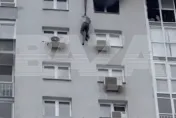 俄羅斯公寓大火！2男21樓爬窗逃生　1人失足踩空摔死