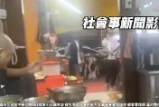 快訊/高雄三民區火鍋店「食材來不及解凍」店員直接往地上摔