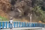 影/新視角曝光！基隆濱海土石崩落1傷1受困　遊客冒險搶拍驚悚時刻