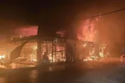 影/千隻動物喪命！泰國最大露天市場凌晨突發大火　逾百家商店被毀