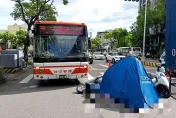 快訊/潭子爺載孫女上學被公車撞　下秒聯結車輾過爆頭亡