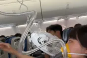 影/旅客還原大韓航空驚魂！　氧氣罩落下、飛機下降10分鐘...13人耳鳴、頭痛送醫
