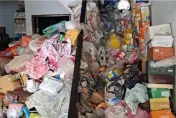 動員百人大掃除！台南恐怖屋「清出20噸垃圾」　區長曝清運費用
