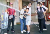 暑假來了台北市消防職人營開幕　親子互動學習防災概念