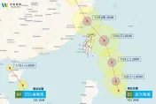 颱風凱米暴風圈「掃半個台灣」　大台北、宜蘭首當其衝