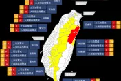 強颱凱米土石流威脅！宜花7溪流「紅色警戒」　13縣市「黃色警戒」