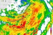 凱米颱風翻越雪山山脈！中南部重頭戲今日才要開始　「致災雙颱」結構出現了