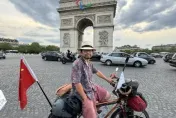 「騎」去巴黎看奧運！陸男花16個月橫跨「1.55萬公里」　遇士兵扛火箭筒衝來嚇壞