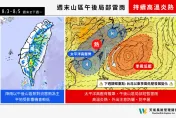 週末又有颱風？「這處」低壓中心聚集　下週飆雨時間揭曉