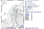 快訊/地牛又鬧脾氣！花蓮萬榮下午5:41發生「4.2極淺層地震」　最大震度3級