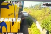 影/死神奪命直擊！屏東台26線男路邊尿尿　恍神女開車鑽縫撞死他