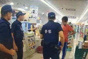 男子沒錢結帳拿酒瓶K女店員　員警用一個便當讓他自曝通緝身分