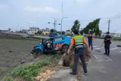 快訊/雲林土庫四輪兩輪撞一起！女騎士送醫不治、休旅車衝田裡