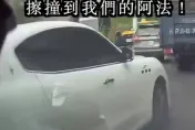 影/王陽明百萬愛車遭擦撞！駕駛肇逃闖紅燈道歉「笑不停」　他氣瘋怒飆髒話