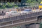 快訊/國3中港系統詭異車禍！2車對撞車頭全毀　往國4西向匝道封閉