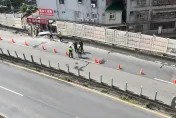 快訊/鋼梁闖禍路斷！忠孝橋09:50內側車道開放　往台北通了