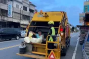 台東超商店長「跳進垃圾車車斗」　竟因不滿被「破袋檢查」