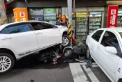 影/雲林虎尾傍晚上演「街頭飛車追逐」　失控撞電桿釀6人輕重傷