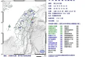 快訊/地牛翻身！18:51花蓮爆規模5.3地震　最大震度4級