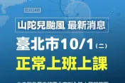 快訊/北北基桃颱風假飛了！蔣萬安開第一槍：明天正常上班上課