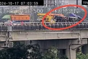 快訊/最新傷勢曝！國1南向雲林段砂石車翻覆　人妻驚收老公同位置「SOS簡訊」