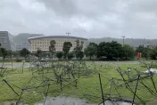 搞什麼鬼！天母萬聖節場地遭大雨砸毀　全成一片爛泥