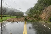 康芮宜蘭傳災情！台7丙長埤湖路段「邊坡崩塌」　蘭陽溪暴漲淹沒農作物