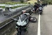 時速破百過彎自摔！25歲男「無照越級騎車」　還擊落4重機...下場慘了