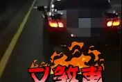 影/鳴笛、按喇叭裝聾！國道擋救護車「故意急煞」　網轟：應等同殺人罪