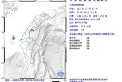 超罕見震央！台中太平17:50規模「3.4極淺層地震」　5縣市有感