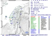 震不停超可怕！20:40地牛撼動台南　規模5.4最大震度5弱