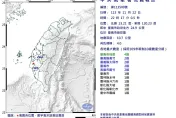 台南麻豆22:17再爆規模4「極淺層地震」！最大震度4級