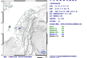 嘉義又搖！水上18:04規模3.9地震　最大震度4級