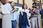 為選罷法開打衣服被撕破！陳玉珍批民進黨：只會拿尖叫雞叫叫叫