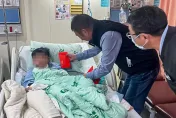 苗栗狠男弒母砍子墜樓亡　鍾東錦：逃劫10歲童眼神充滿恐懼