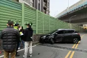 怎麼開的？新店19歲男逆衝對向車道PK德系名駒　車頭報銷