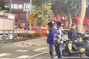 跟男友吵架！20歲熱褲妹竟「橫躺馬路」耍賴　被帶回警局