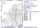 17:02楠西3.9極淺層地震　最大震度2級「7縣市有感」