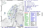 整個台灣都在搖！大埔超強5.6地震深度10公里　震度最大「5強」