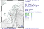 又搖！13:56嘉義大埔3.9地震　6縣市有感