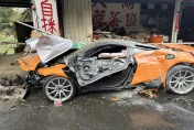 台3線離奇車禍！1700萬麥拉倫失控衝進民宅　整車撞爛