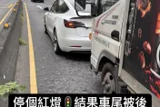 等紅燈遭貨車追撞　徐弘庭：用路人要注意安全