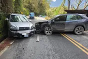 台中和平山區嚴重車禍！休旅車「被推去猛撞山壁」