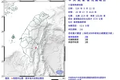 地牛翻身！台東鹿野22:17爆「3.6極淺層地震」　3縣市有感