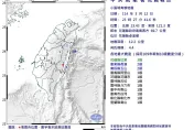 花東深夜2震！花蓮、台東規模4.4、4.2極淺層地震　最大震度3級