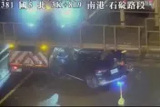 國5嚴重車禍！休旅車自撞工程車　駕駛受困昏迷