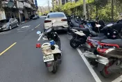 影/淡水賓士車撞倒路邊10機車　駕駛身體不適打噴嚏釀禍