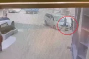 影/轎車撞八德區公所！廚師辦「殘障補助」遇死劫　妻搶命中